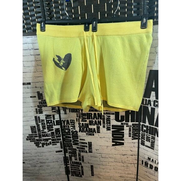 Lovesick Torrid Plus 4 Yellow Heart Long Sleeve Hoodie Sweater & Short Set - Picture 6 of 9